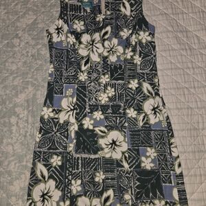 Floral Patchwork Sleeveless Dress